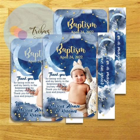 Ref Magnet Christening/ Baptism/ Dedication Design .